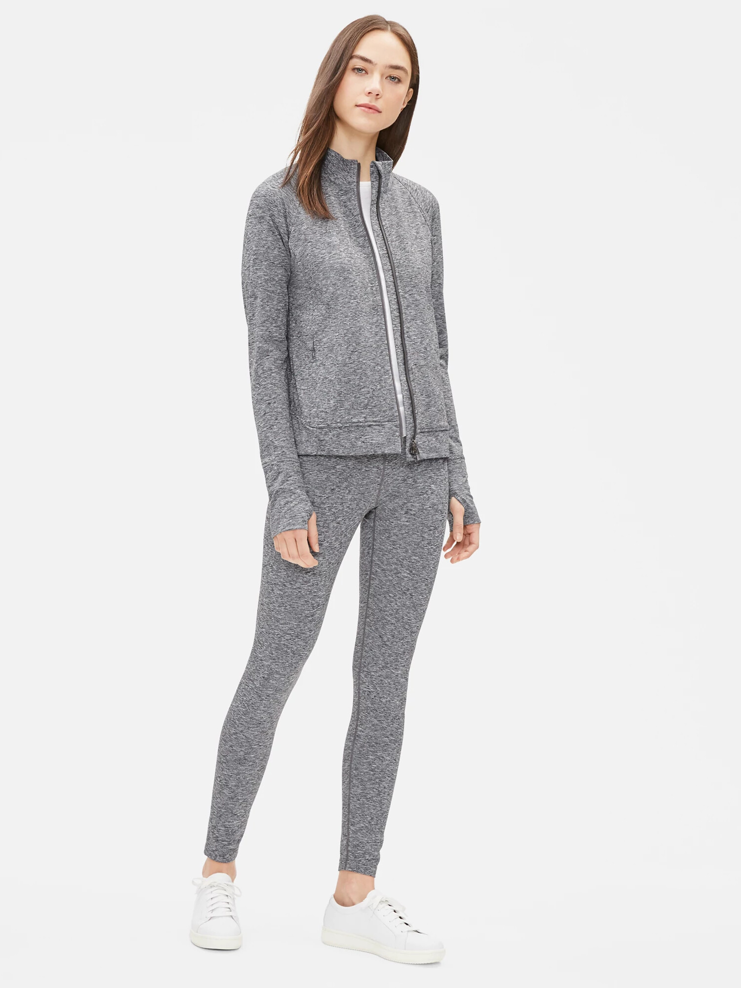 Recycled Nylon Stretch Zip Jacket Recycled Nylon Stretch Zip Jacket