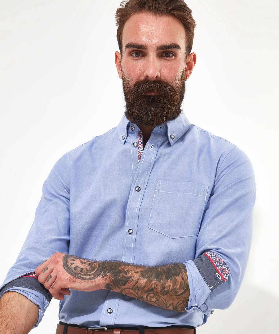 No Ordinary Oxford Shirt – Size XX – Blue – by Joe Browns No Ordinary Oxford Shirt – Size XX – Blue – by Joe Browns