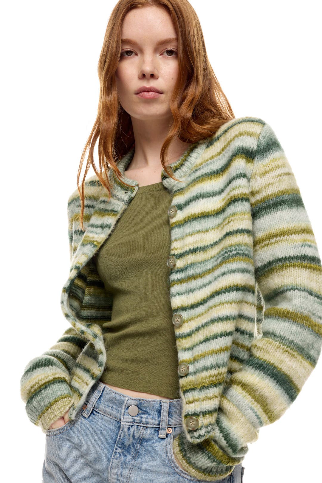 Splendid Daniella Cardigan Multicolored-green-print Splendid Daniella Cardigan Multicolored-green-print