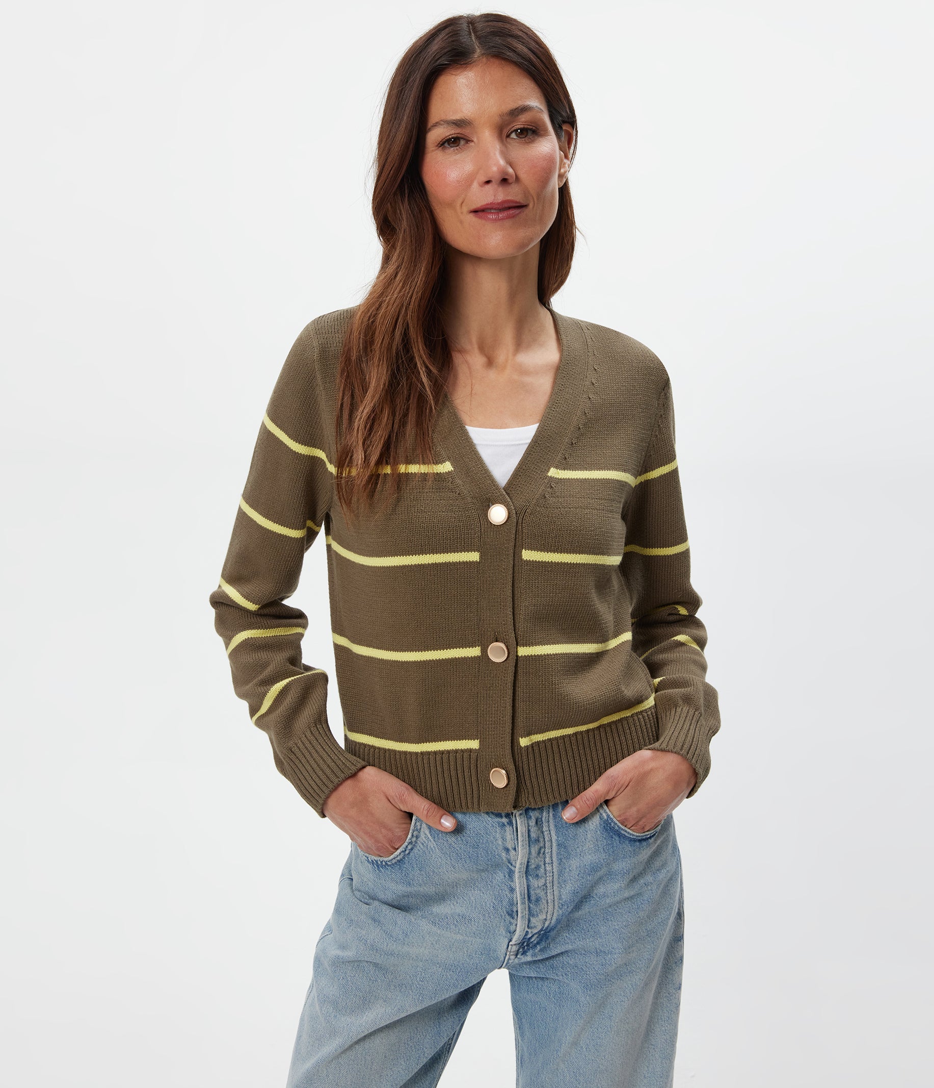 Tracey Striped Cardigan
