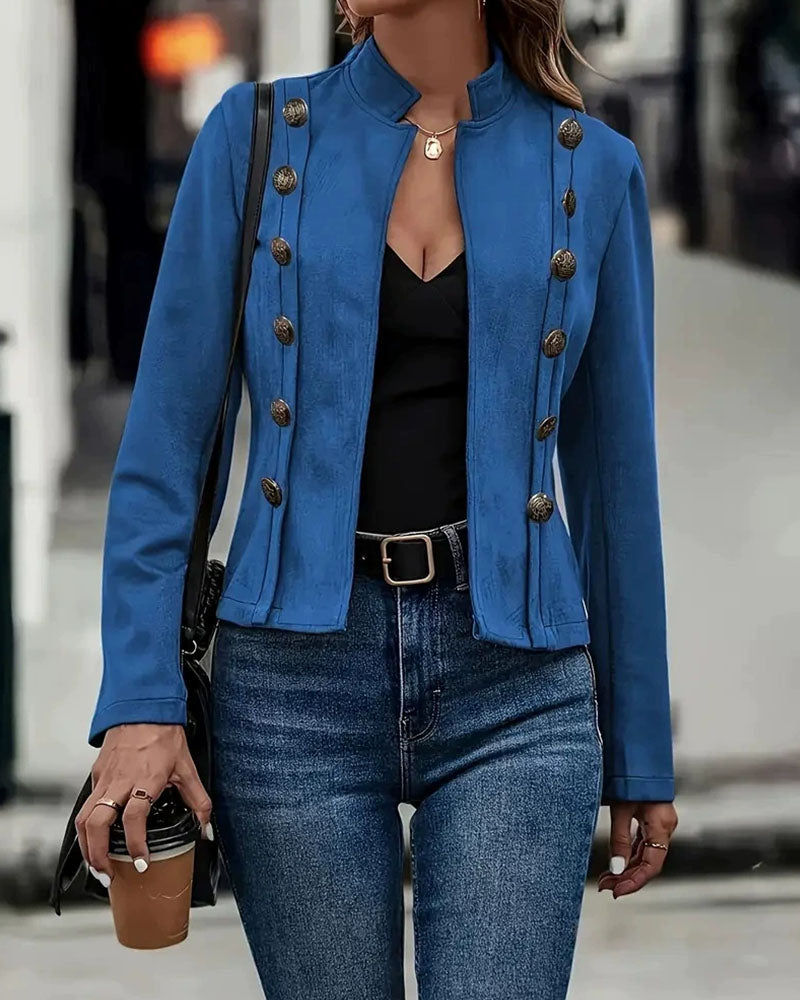 Vintage Open Front Suede Jacket Vintage Open Front Suede Jacket