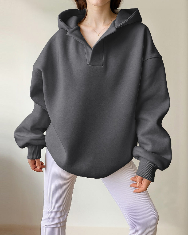 Zeagoo Casual Oversized Fit Fleece Hoodie Zeagoo Casual Oversized Fit Fleece Hoodie