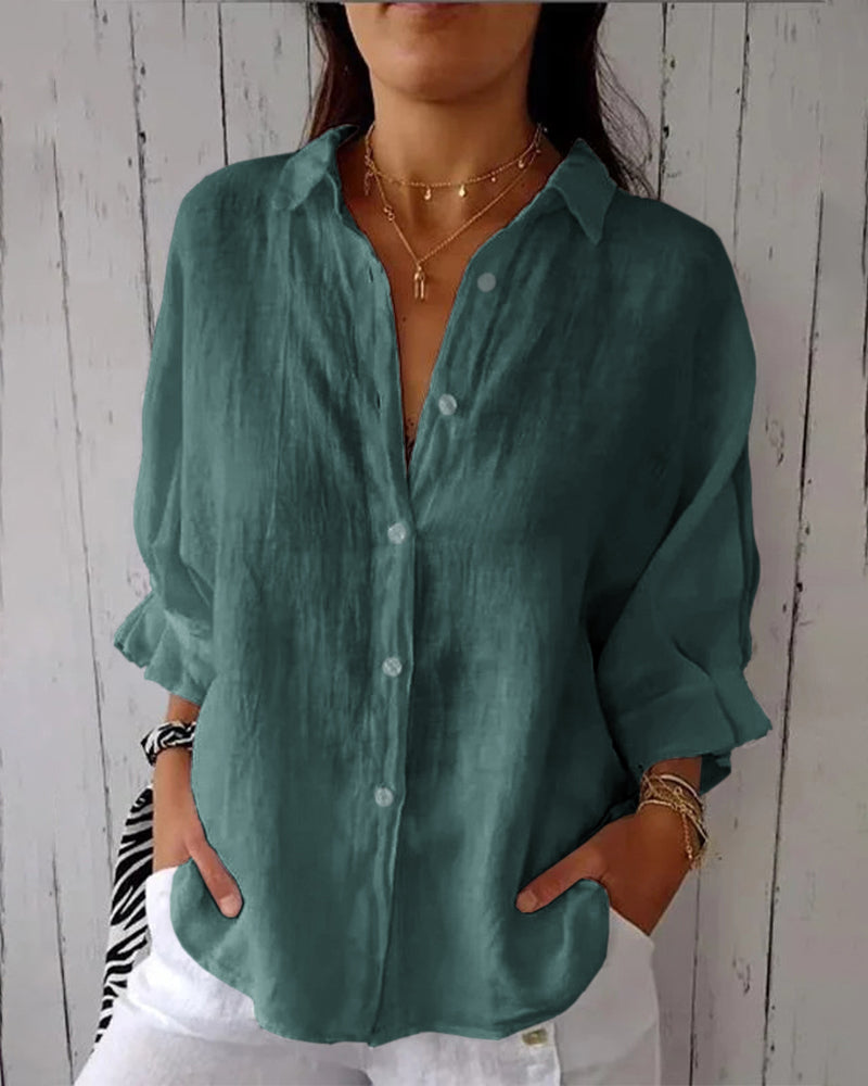 Casual Back Slit Tie Design Beach Shirt Casual Back Slit Tie Design Beach Shirt