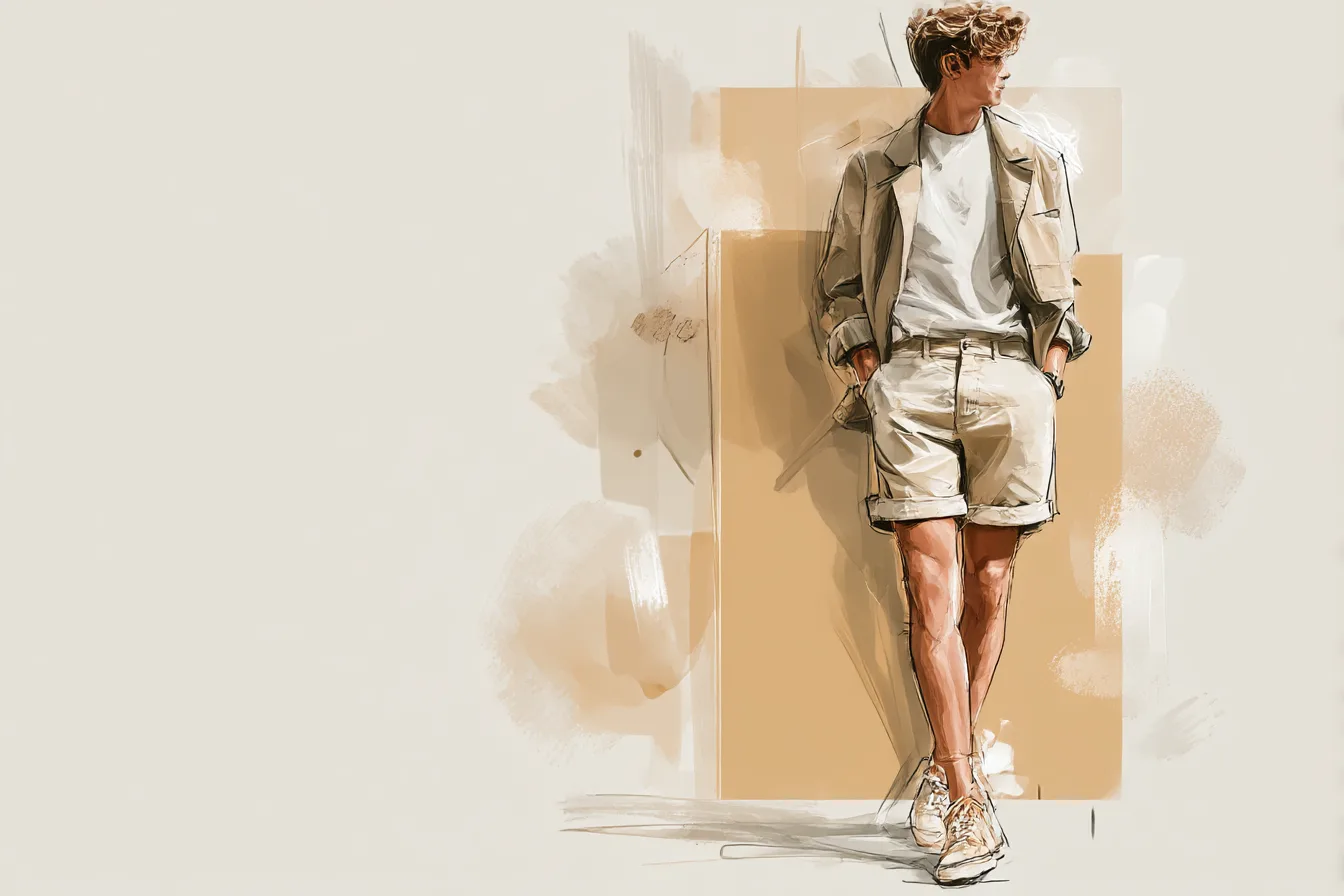 Shorts With a Cuffed Edge That Works