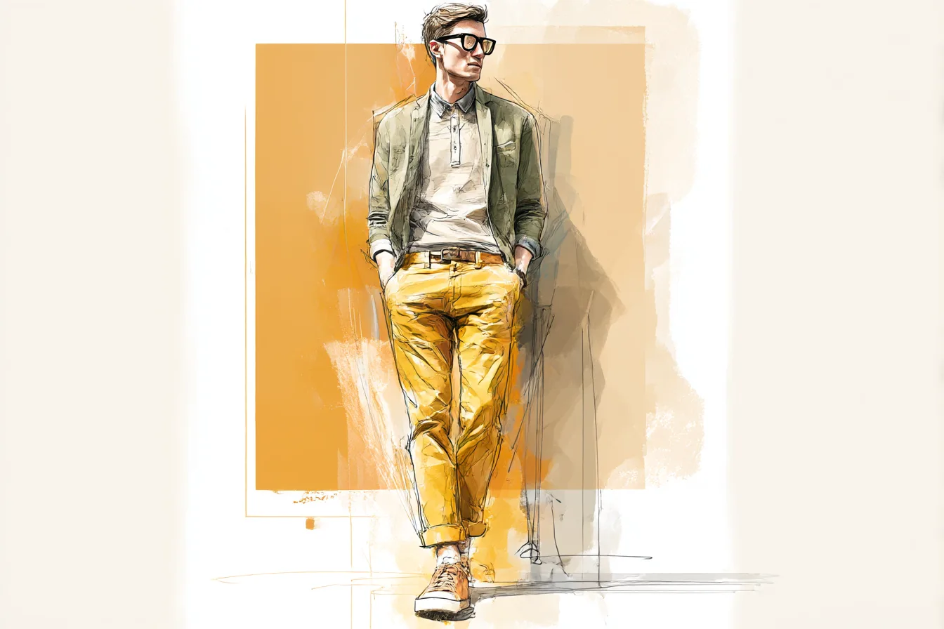 Slim Fit Chinos Cut to Sit Properly