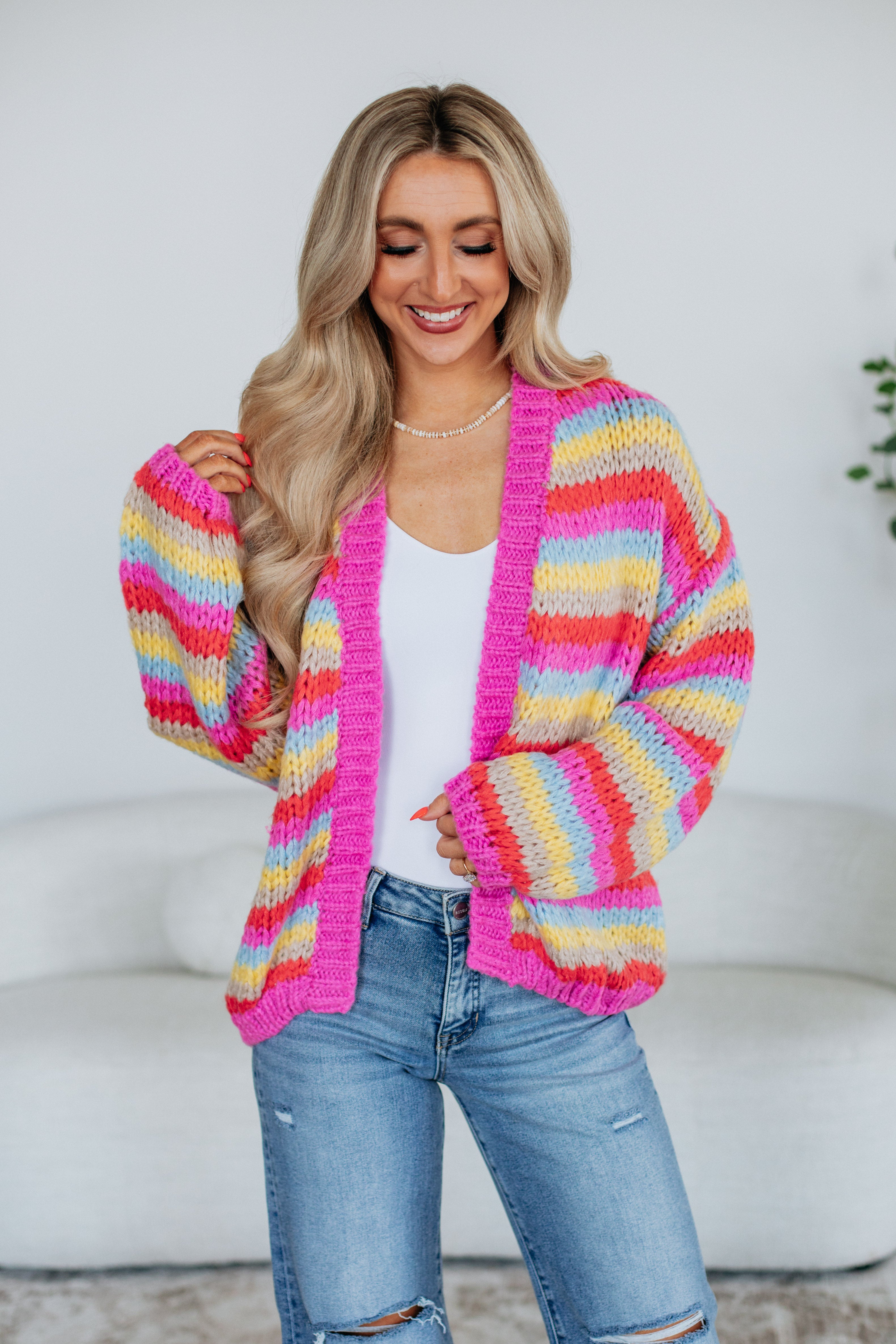 Noella Striped Cardigan Noella Striped Cardigan