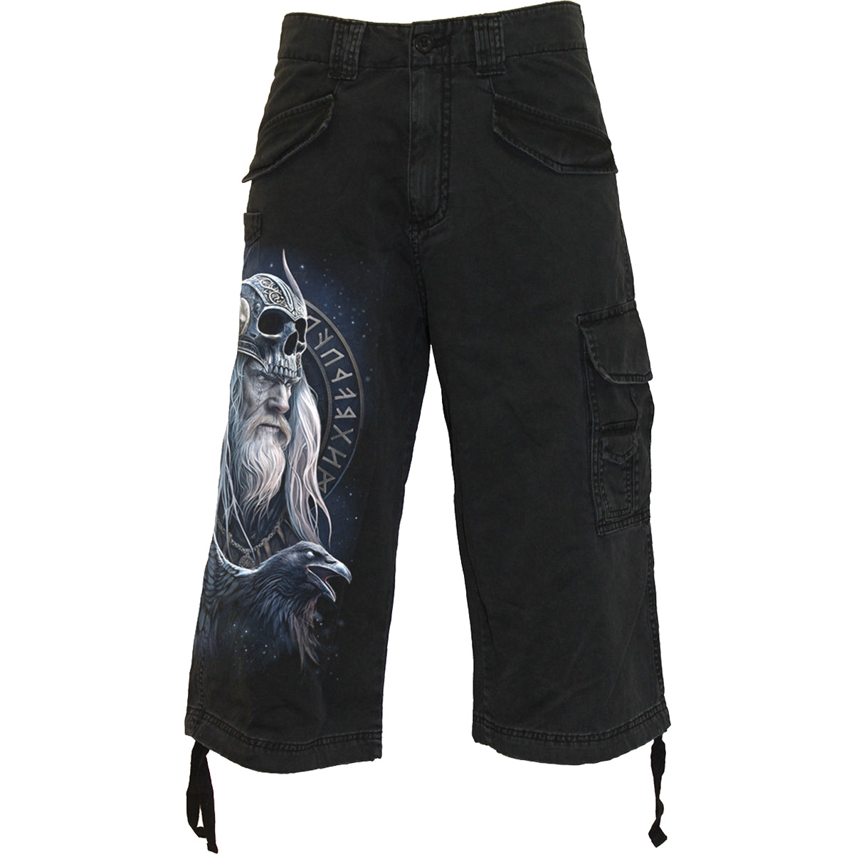 ODIN’S WARRIOR – Vintage Cargo Shorts Long Black ODIN’S WARRIOR – Vintage Cargo Shorts Long Black