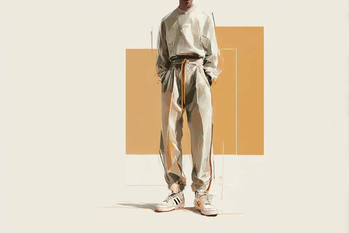 Trousers With Pull On Detail Done Properly