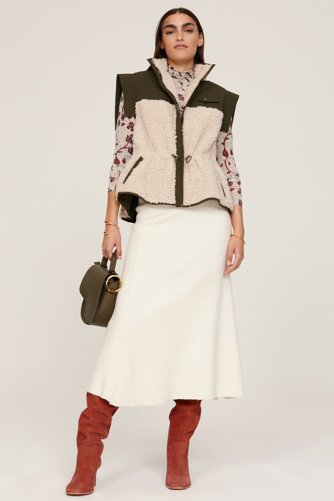 Ulla Johnson Tariet Vest Green-cream Ulla Johnson Tariet Vest Green-cream