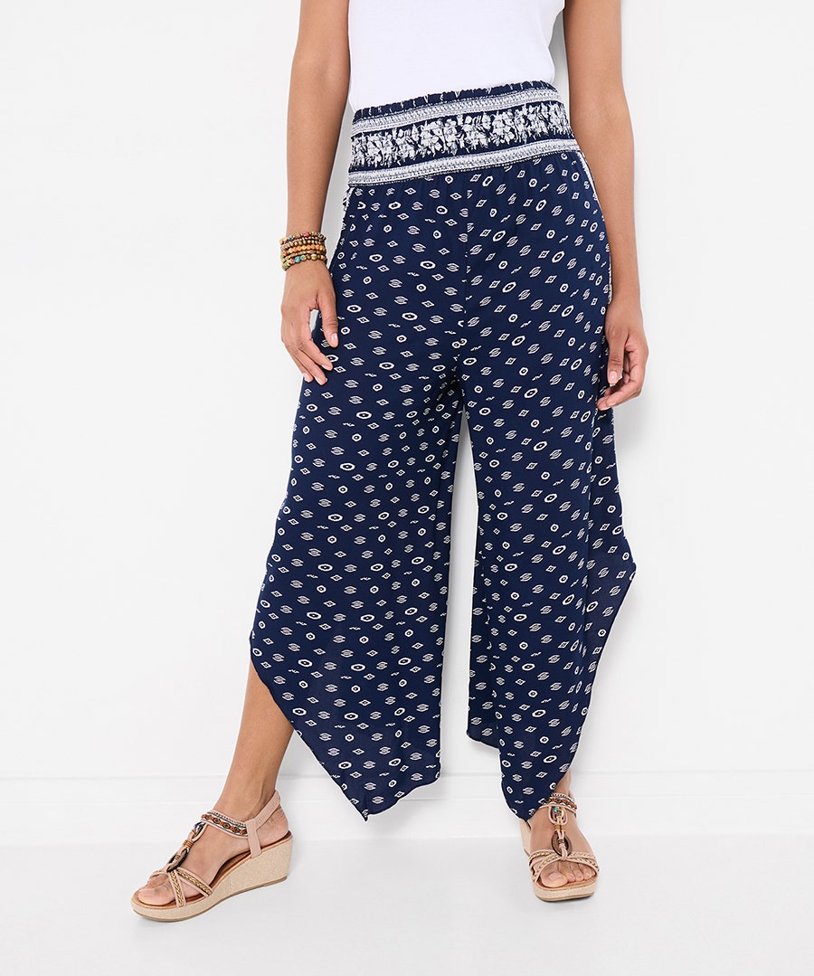 Summer Days Beach Trousers – Size – Navy – by Joe Browns