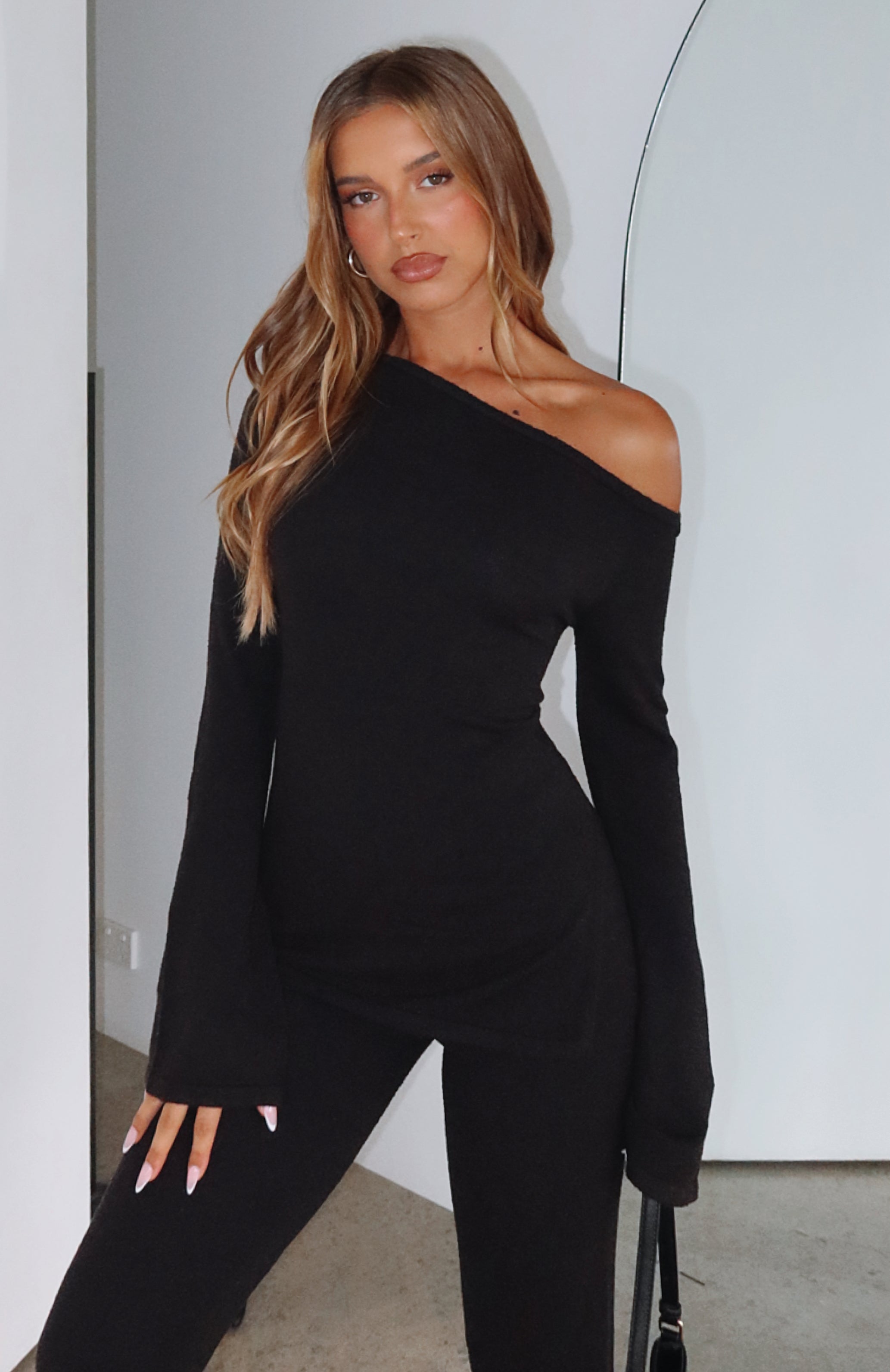 We’ll Be Fine Long Sleeve Top Black We’ll Be Fine Long Sleeve Top Black