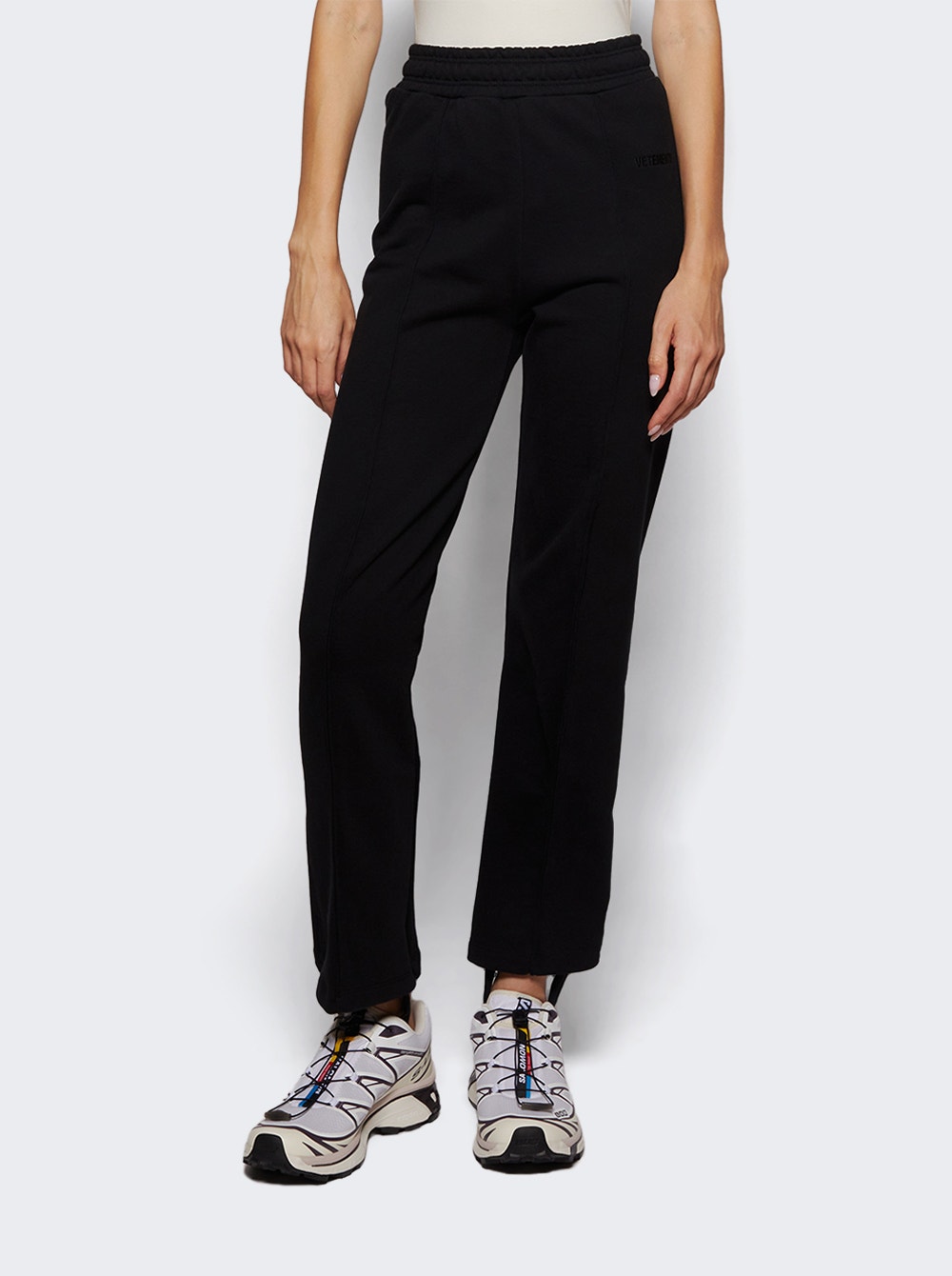 Logo Biker Sweatpants Black