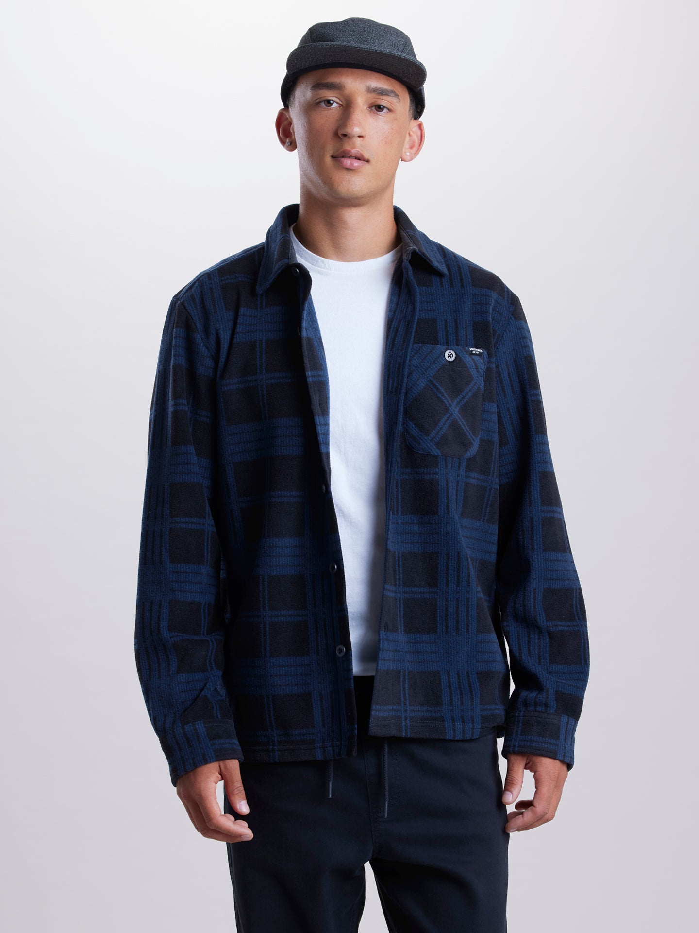 Men’s Acadia Printed Microfleece Shirt by UNIONBAY, True Navy Men’s Acadia Printed Microfleece Shirt by UNIONBAY, True Navy
