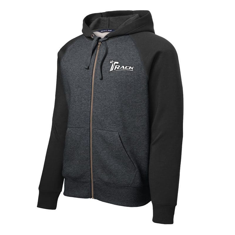 Track Men’s Black Coolwick Raglan Full Zip Fleece Jacket