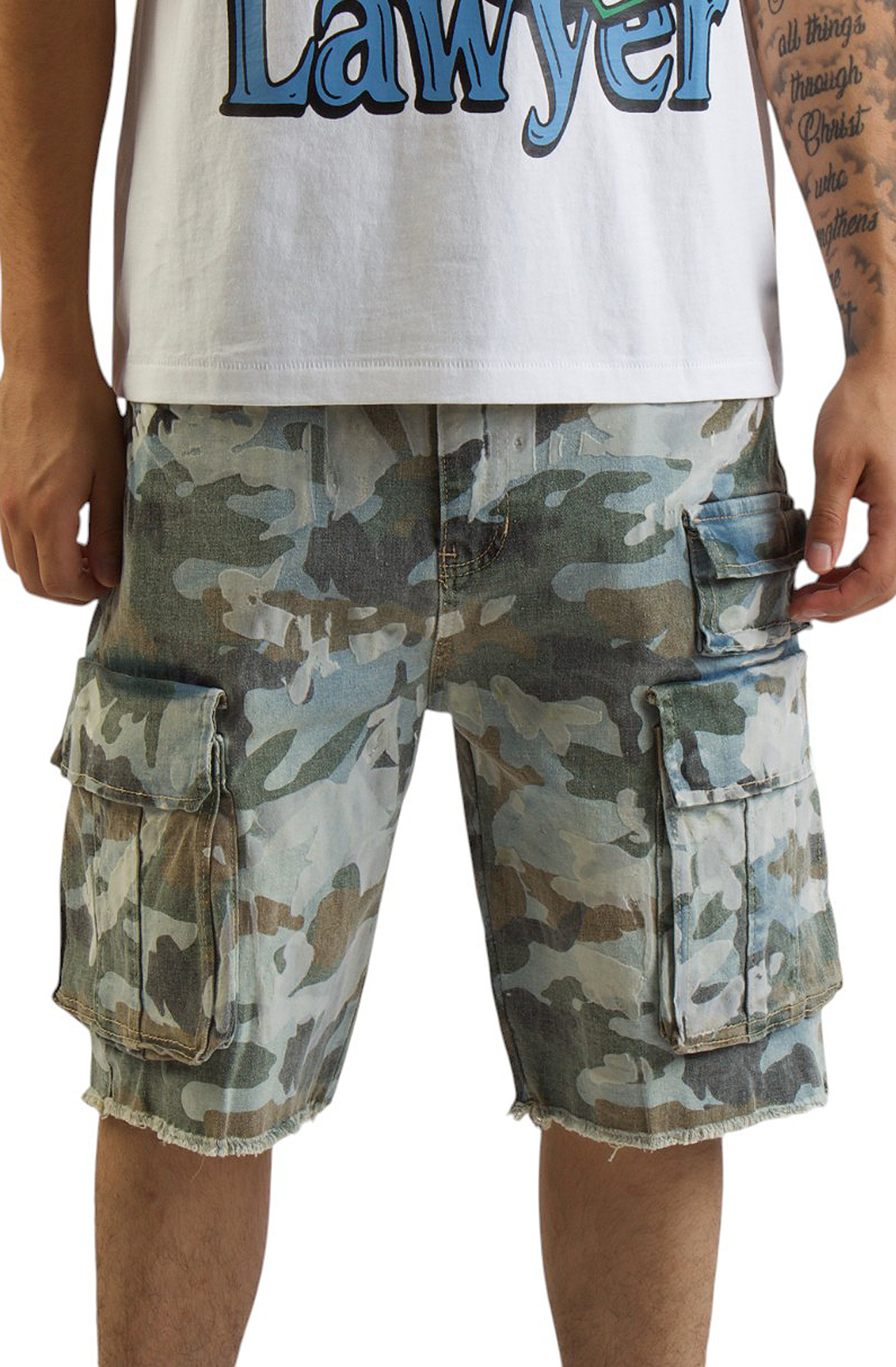 Men Aspen Camo Cargo Shorts Aspen Camo Shorts Aspen Camo
