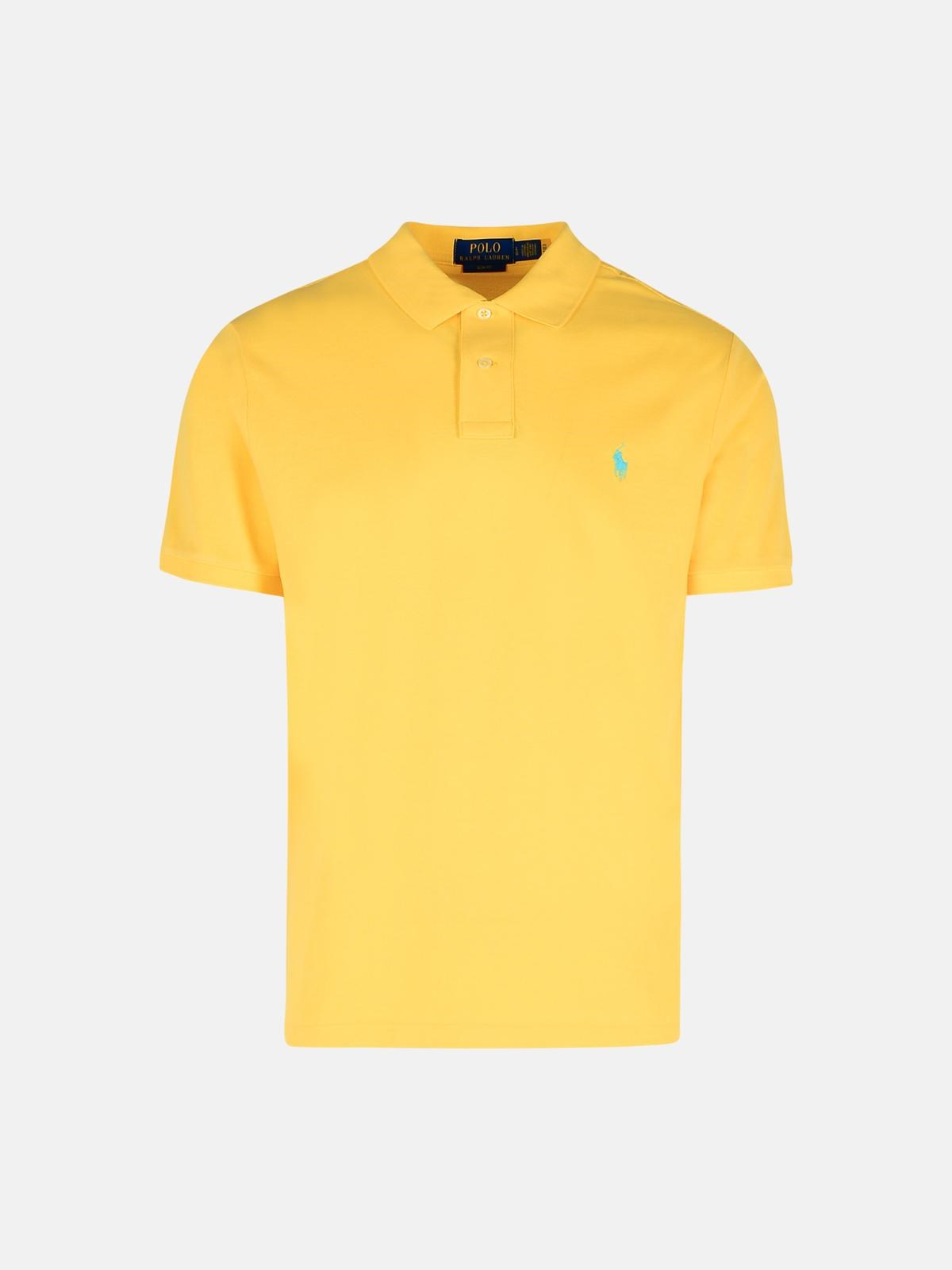 POLO RALPH LAUREN Yellow Cotton Polo Shirt POLO RALPH LAUREN Yellow Cotton Polo Shirt