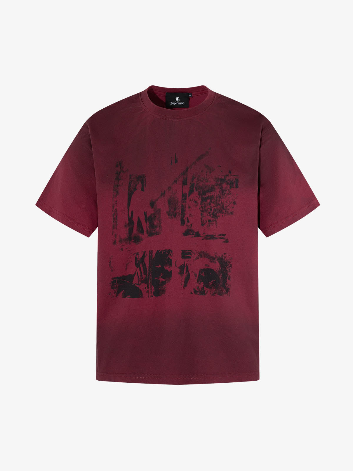 Grunge Faded Photo Print T Shirt Grunge Faded Photo Print T Shirt