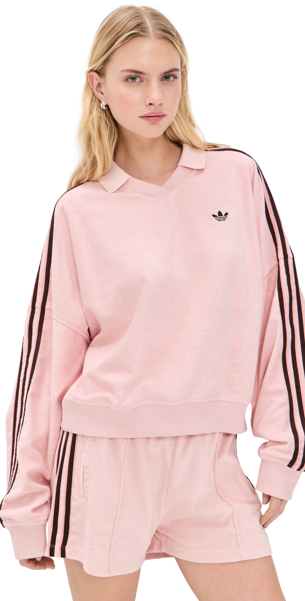 adidas Polo Shirt Sandy Pink X adidas Polo Shirt Sandy Pink X