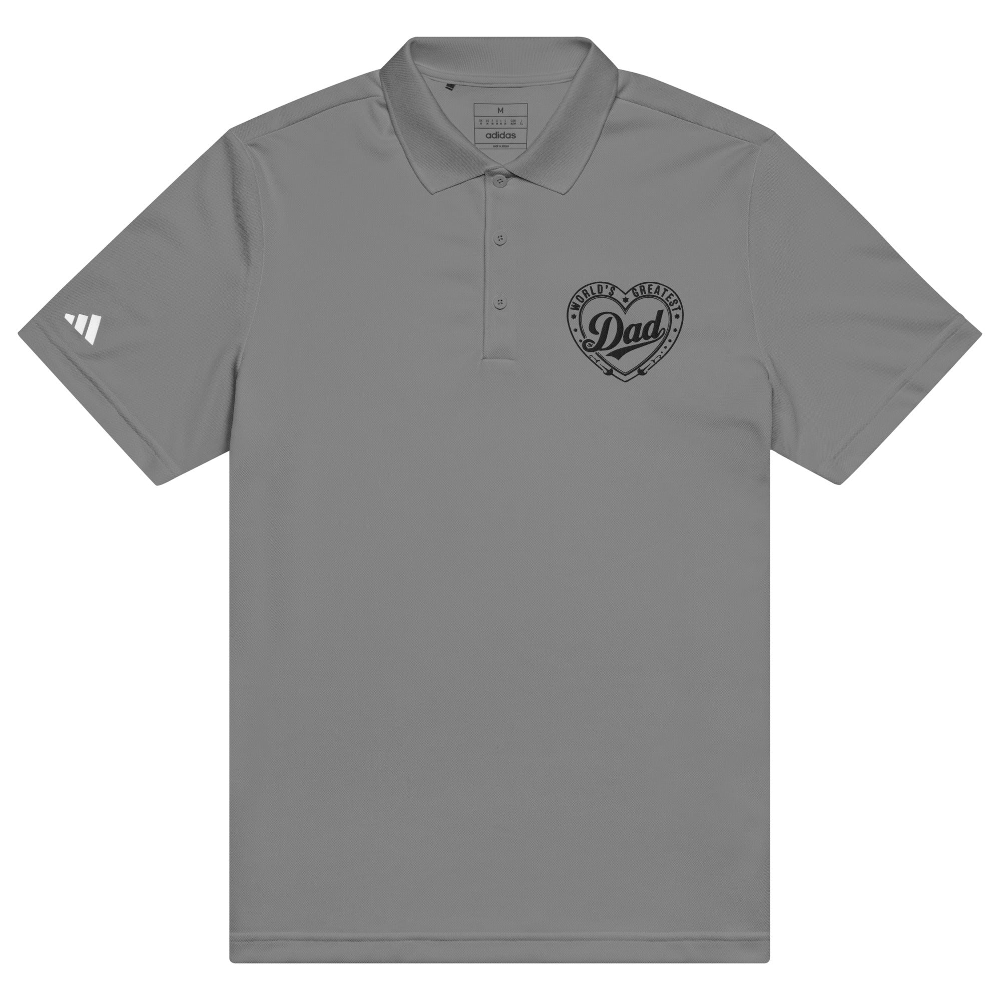 Greatest Dad Look Adidas Polo Shirt