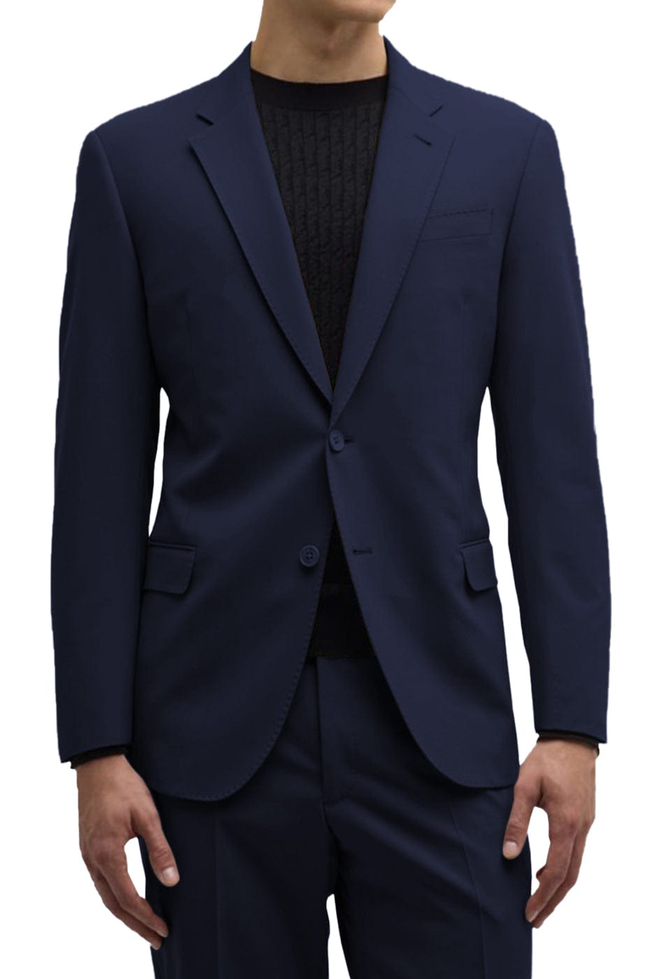 Aesido Piece Business Casual Men’s Suit For Wedding Blazer+Pants – Navy R