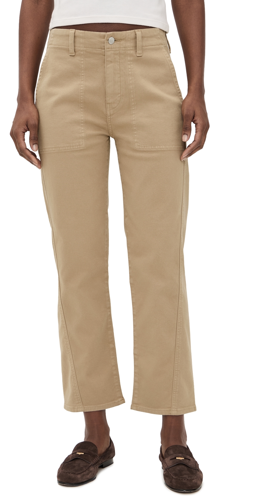 AG Analeigh Trousers Khaki Sand AG Analeigh Trousers Khaki Sand