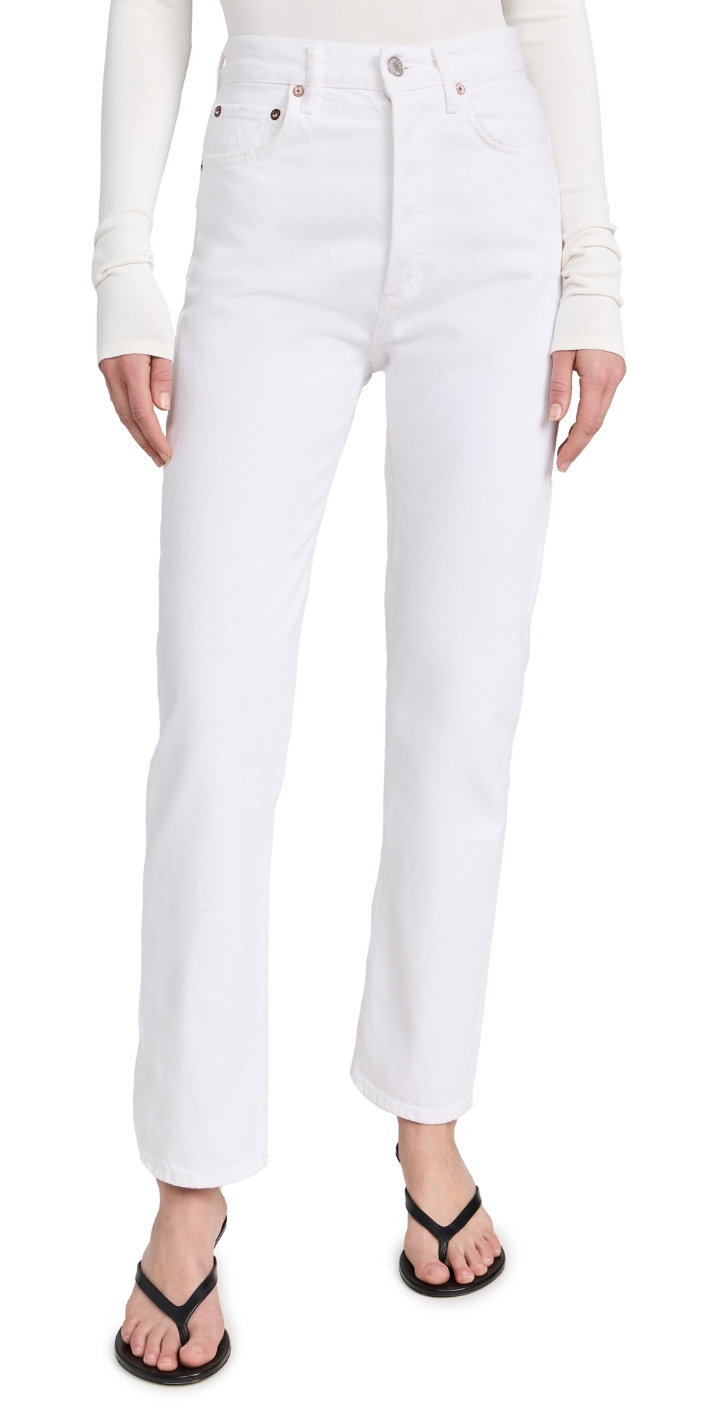AGOLDE s P Waist Jeans Marshmallow AGOLDE s P Waist Jeans Marshmallow