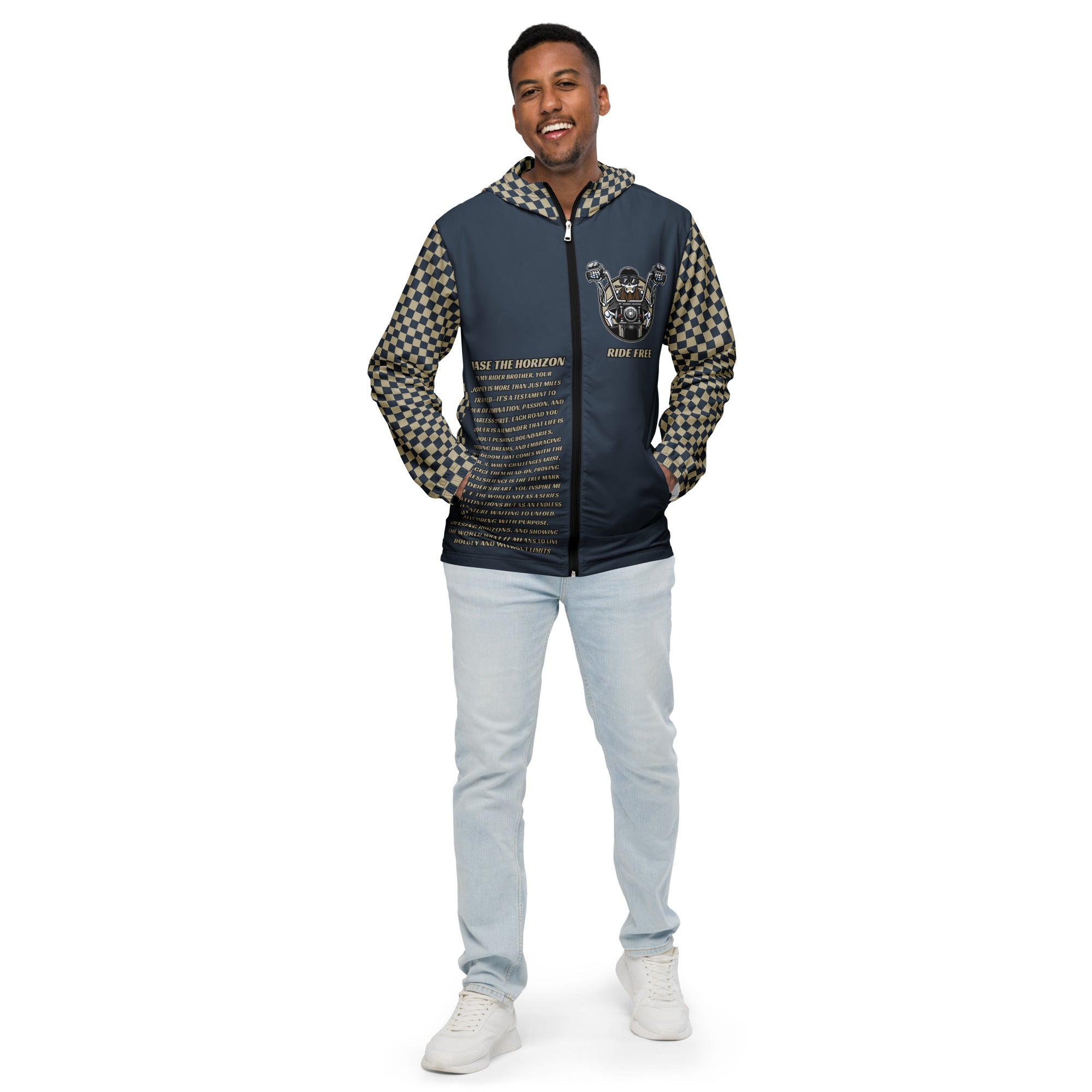 Chase the Horizon – Water-Resistant Men’s Jacket for Riders – Chase the Horizon – Water-Resistant Men’s Jacket for Riders –
