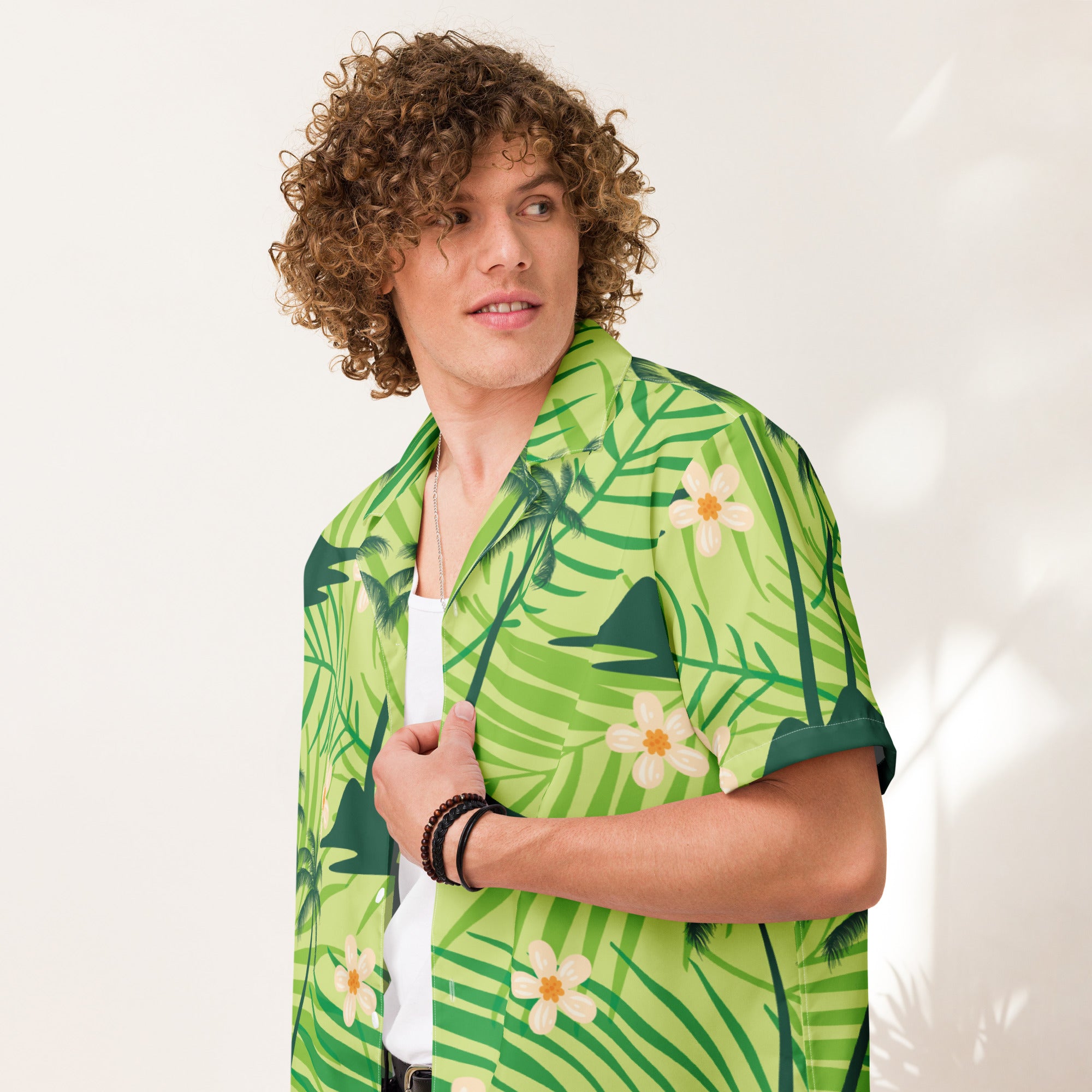 Palm Paradise – Vibrant Hawaiian Shirt for a Tropical Vibe