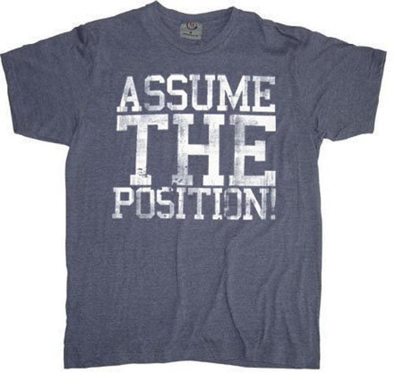 Animal House Assume The Position Adult shirt