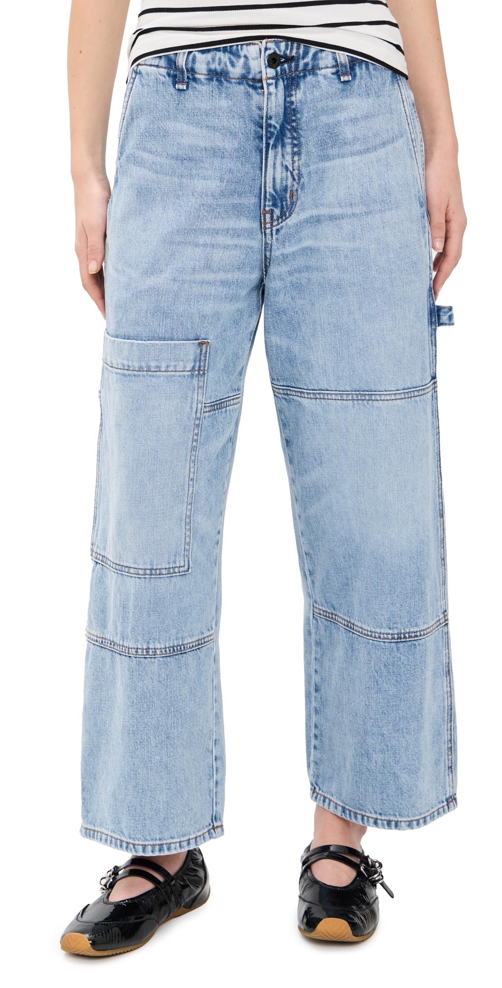 ASKK NY Cropped Carpenter Jeans Blondie