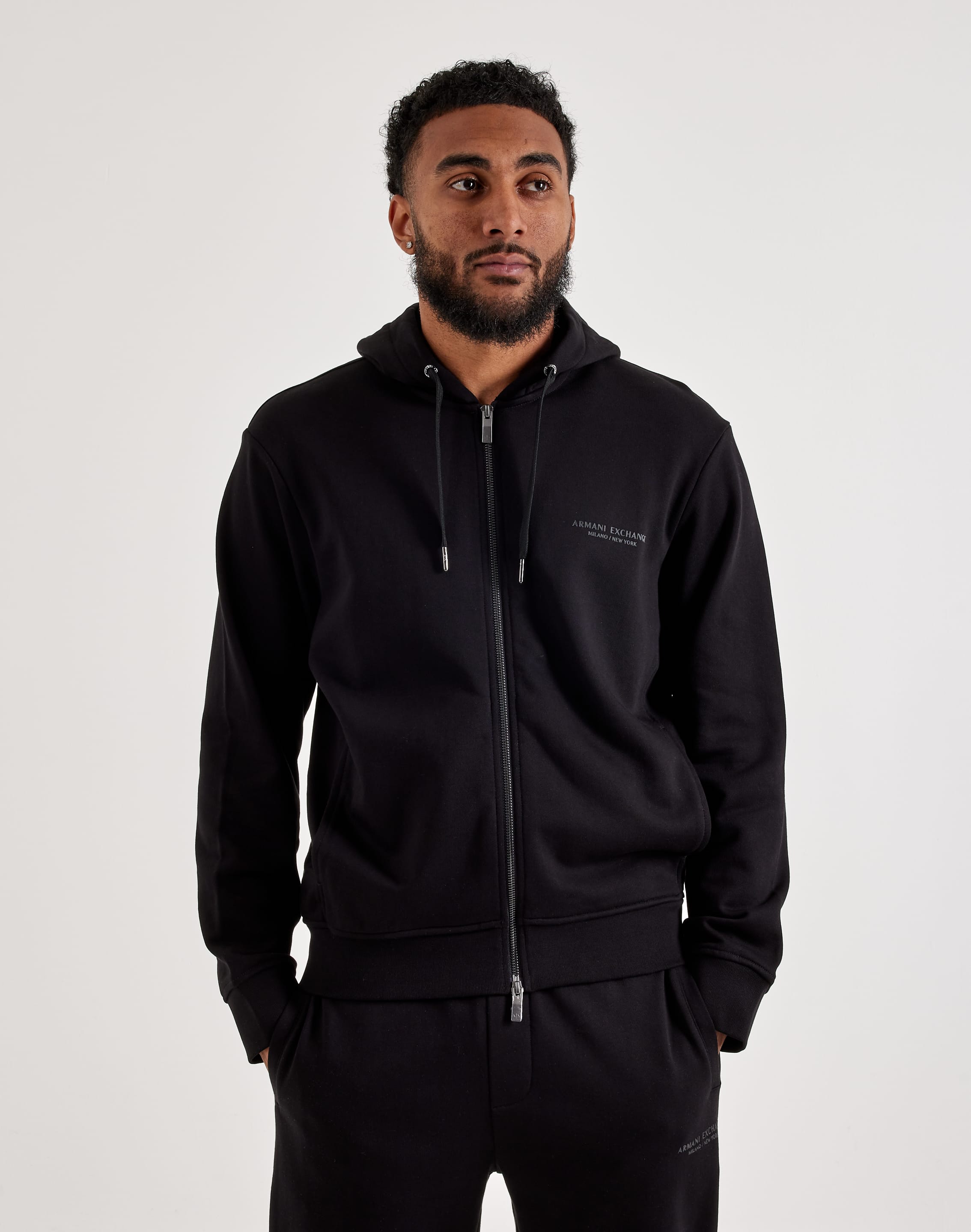 Armani Exchange Updated Milano Logo Fleece Full Armani Exchange Updated Milano Logo Fleece Full