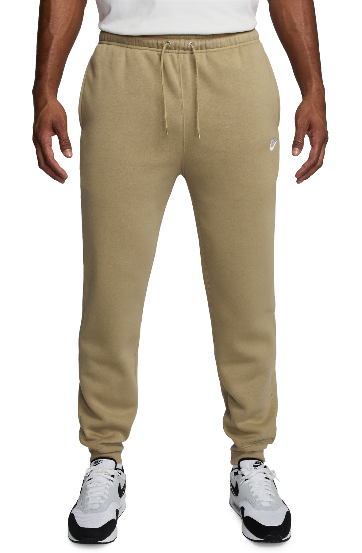Men Club Joggers Parachute BeigeParachute BeigeWhite Pants M Parachute BeigeParachute BeigeWhite