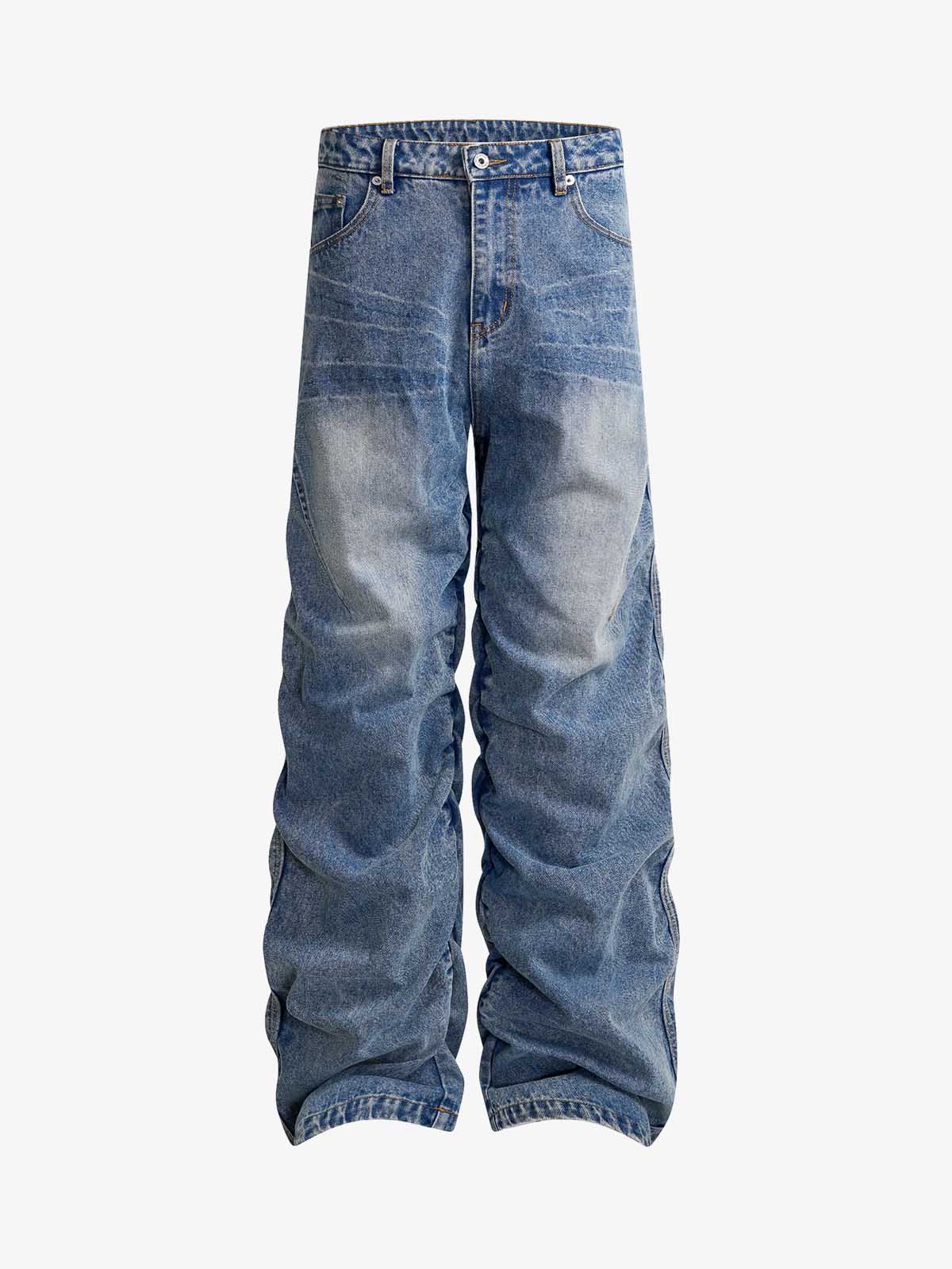 YK Faded Stacked Denim Jeans