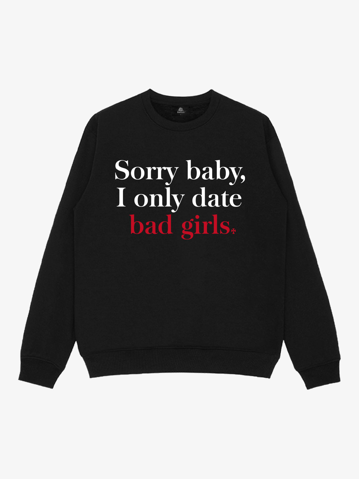 Street Contrast Design Slogan Print Round Neck Sweatshirt Street Contrast Design Slogan Print Round Neck Sweatshirt
