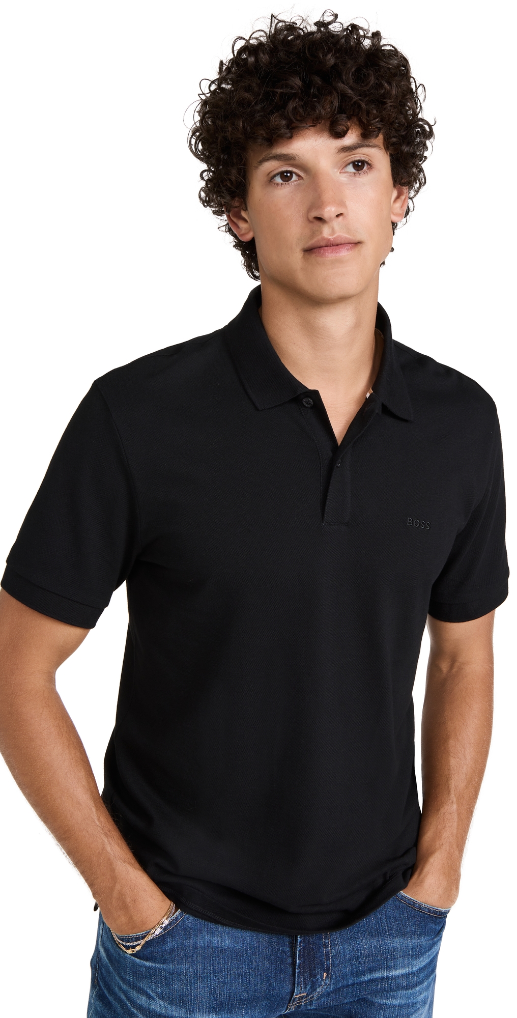 BOSS Regular Fit Polo Shirt Black BOSS Regular Fit Polo Shirt Black
