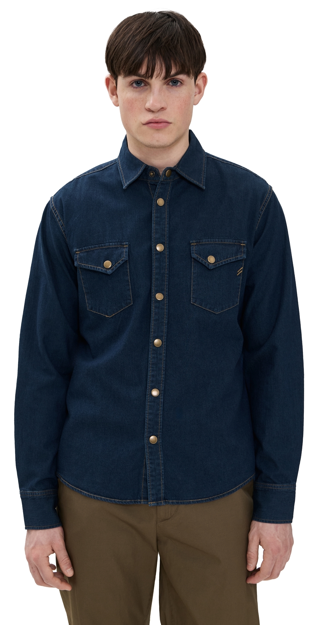 Billy Reid Shoals Denim Shirt Double Dye Billy Reid Shoals Denim Shirt Double Dye