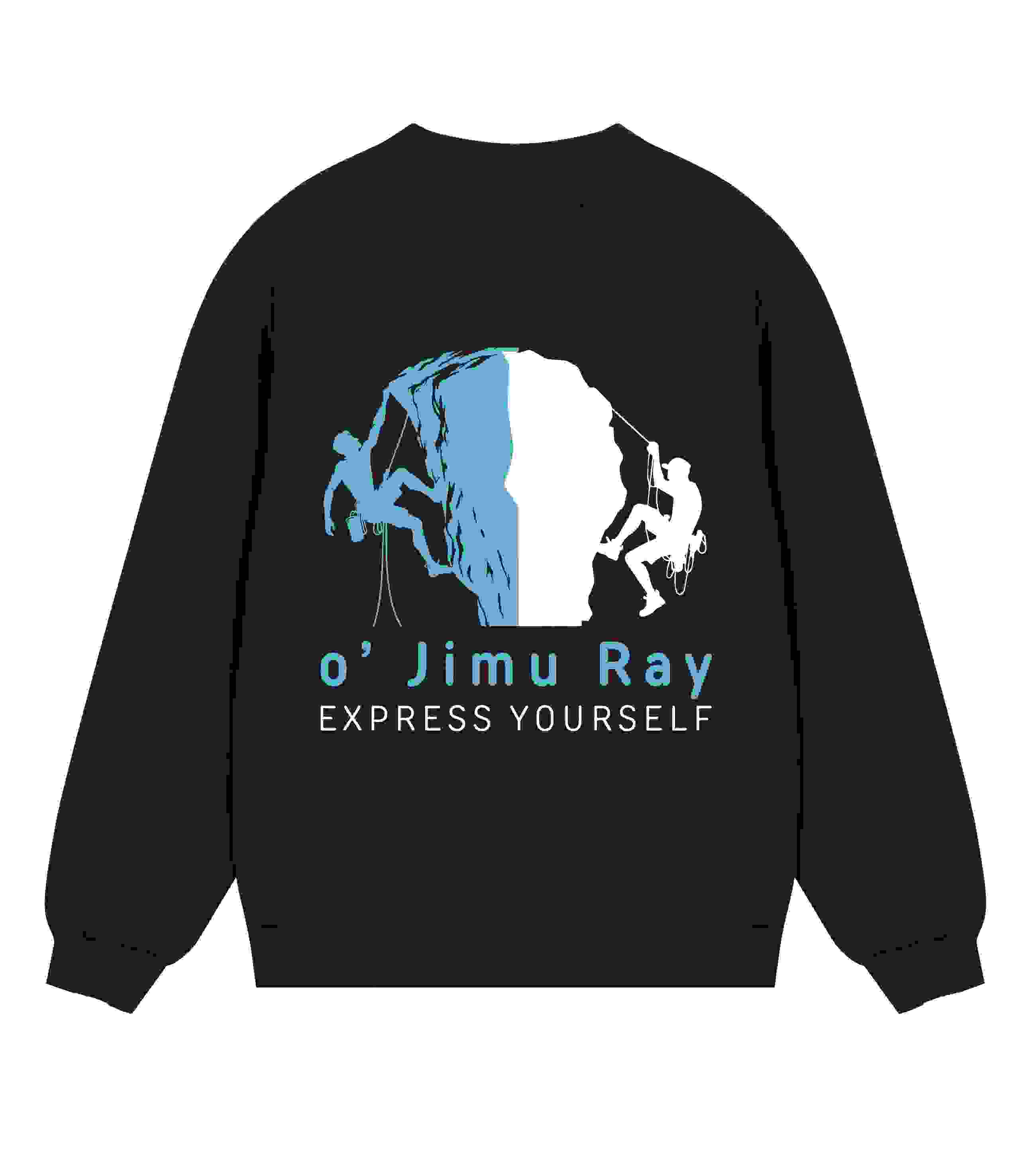 Climb High – Men’s Fleece Regular Sweatshirt – Black M men Climb High – Men’s Fleece Regular Sweatshirt – Black M men