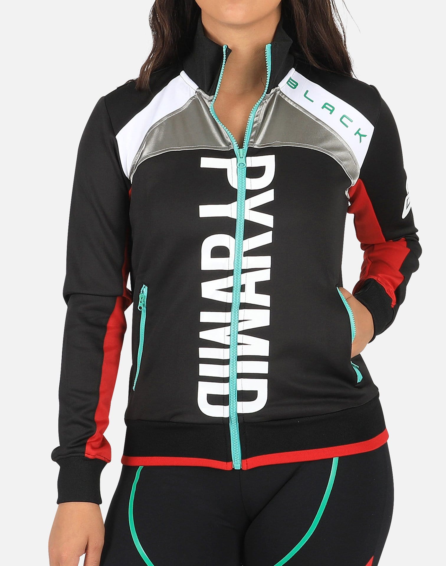 Black Pyramid COLORBLOCK LOGO TRACK JACKET Black Pyramid COLORBLOCK LOGO TRACK JACKET