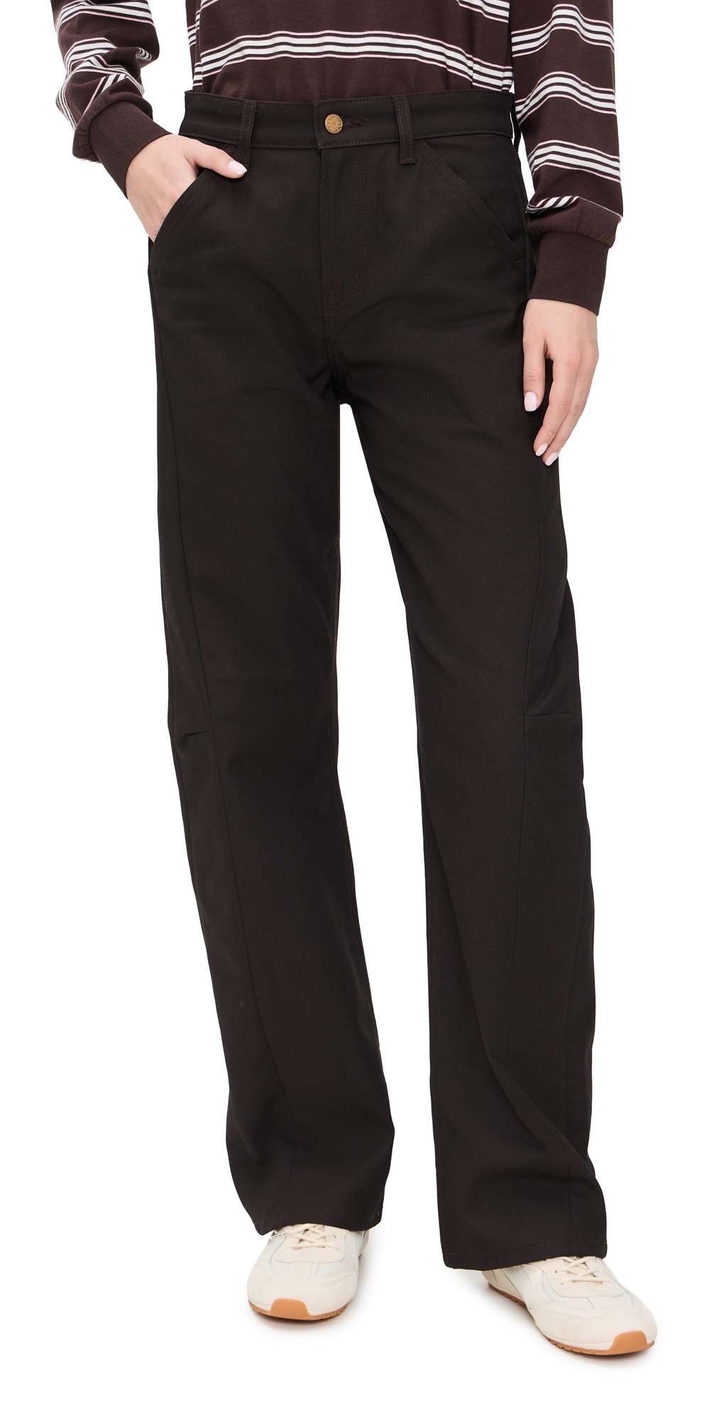 B Sides Lange Lasso Chinos Olive Drab