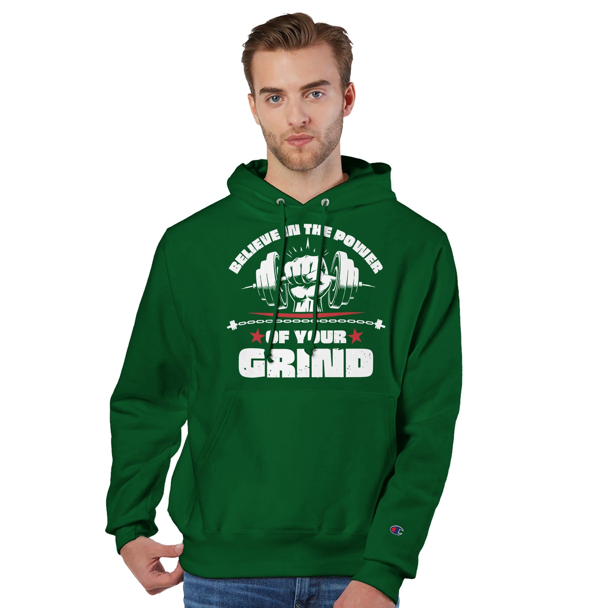 Gift Power & Grit Champion Workout Hoodie Gift Power & Grit Champion Workout Hoodie
