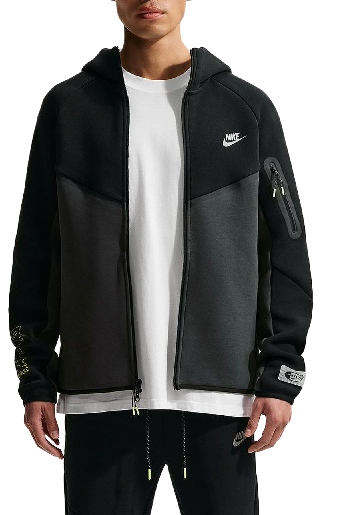Men Tech Fleece Full-Zip Windrunner Jacket BlackDk Smoke GreyNeon Yellow Jackets BlackDk Smoke GreyNeon Yellow Men Tech Fleece Full-Zip Windrunner Jacket BlackDk Smoke GreyNeon Yellow Jackets BlackDk Smoke GreyNeon Yellow