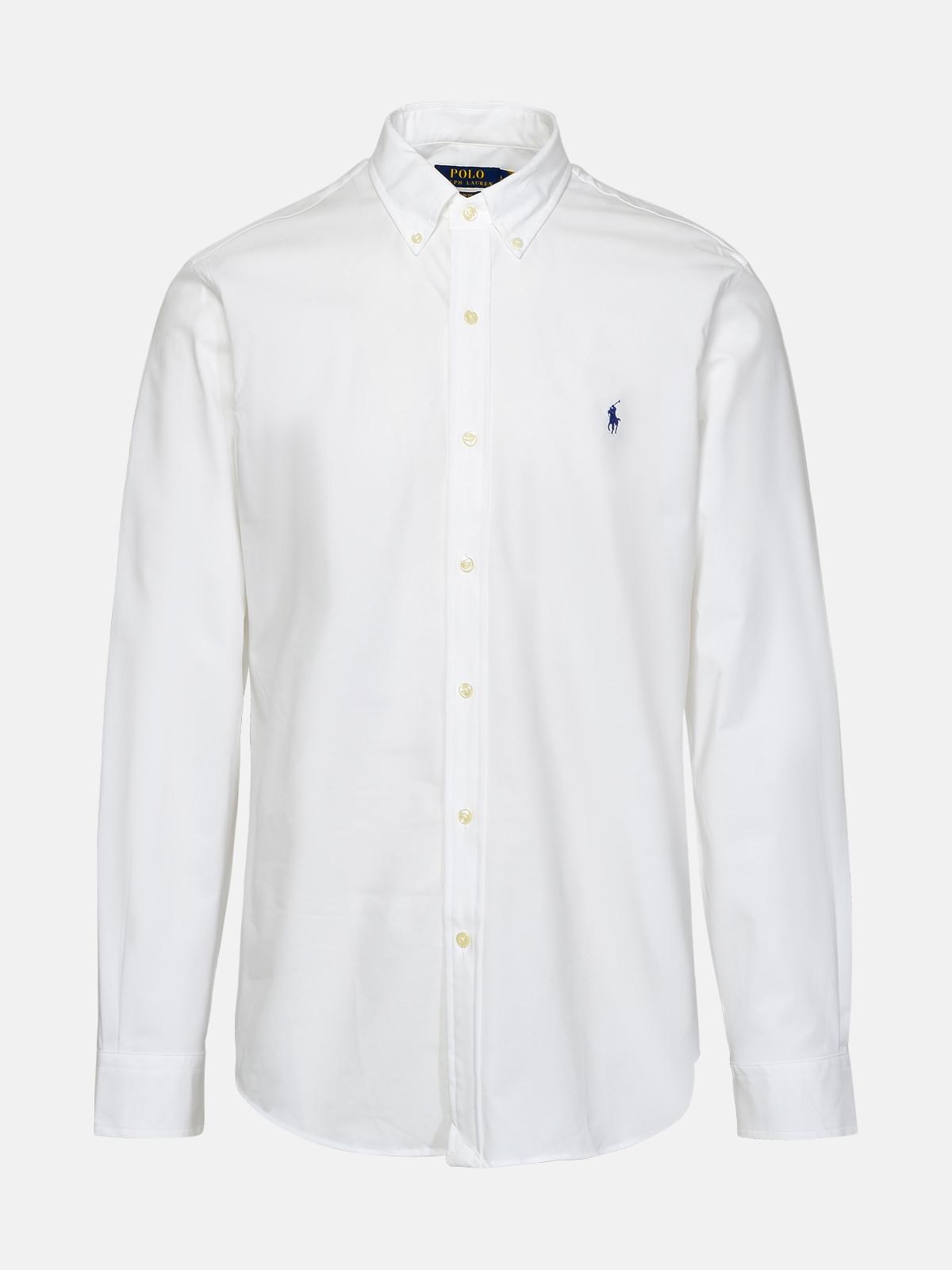 POLO RALPH LAUREN White Stretch Cotton Shirt POLO RALPH LAUREN White Stretch Cotton Shirt