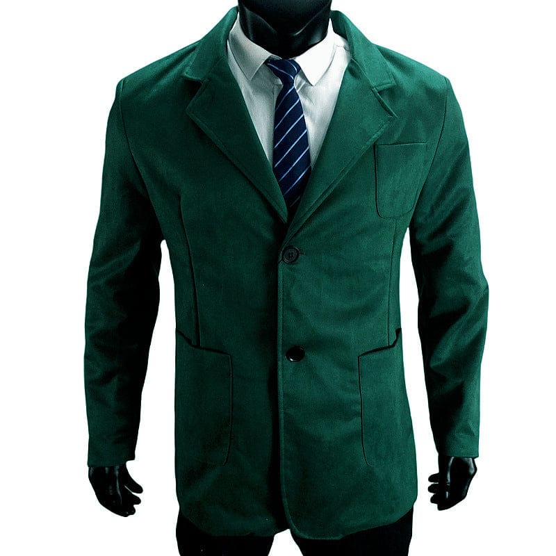 Ceehuteey Men’s Notch Lapel Suede Blazer – Hunt Green R Ceehuteey Men’s Notch Lapel Suede Blazer – Hunt Green R