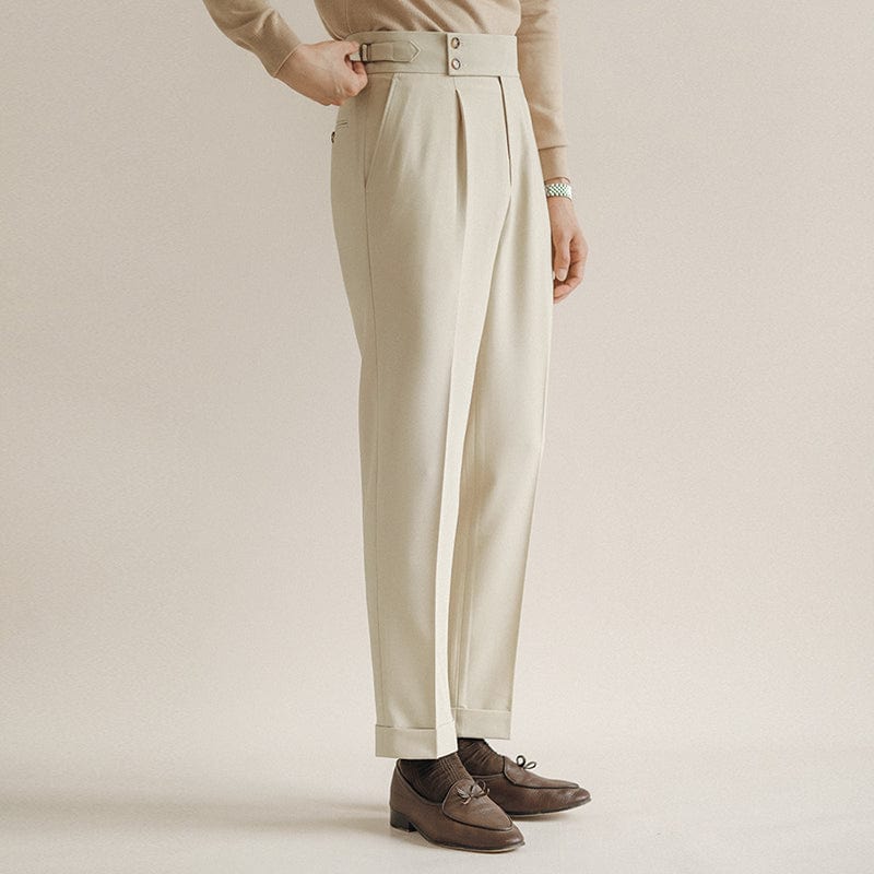 Ceehuteey Men’s Gorg Trousers Suitable For Attend Various Events – Beige W x L Ceehuteey Men’s Gorg Trousers Suitable For Attend Various Events – Beige W x L