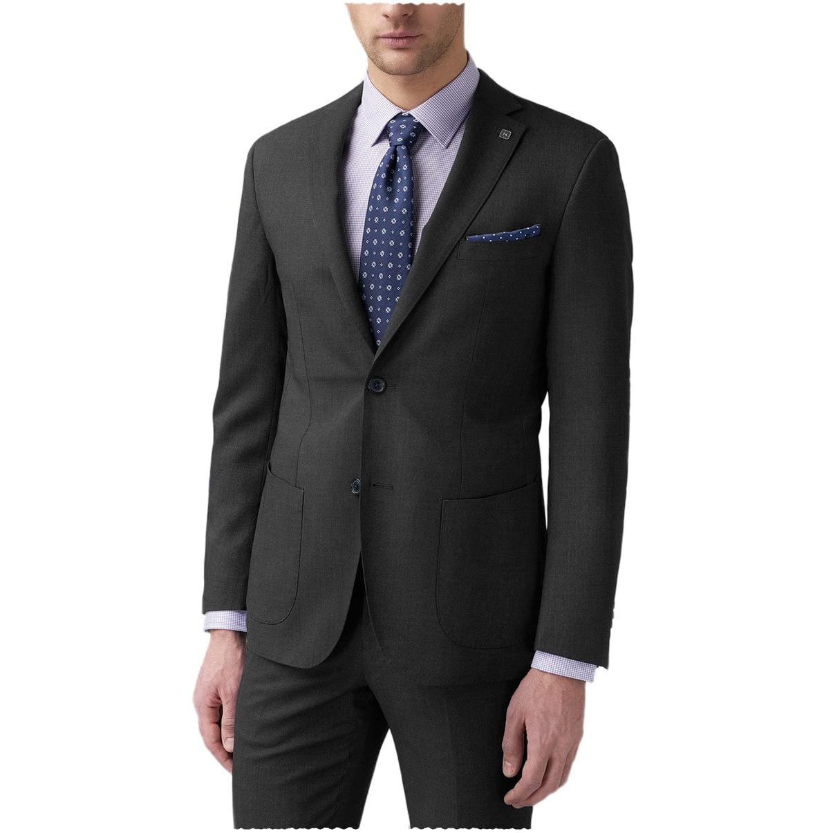 Ceehuteey pieces Mens Suit Blazer Blazer+Pants – Black R