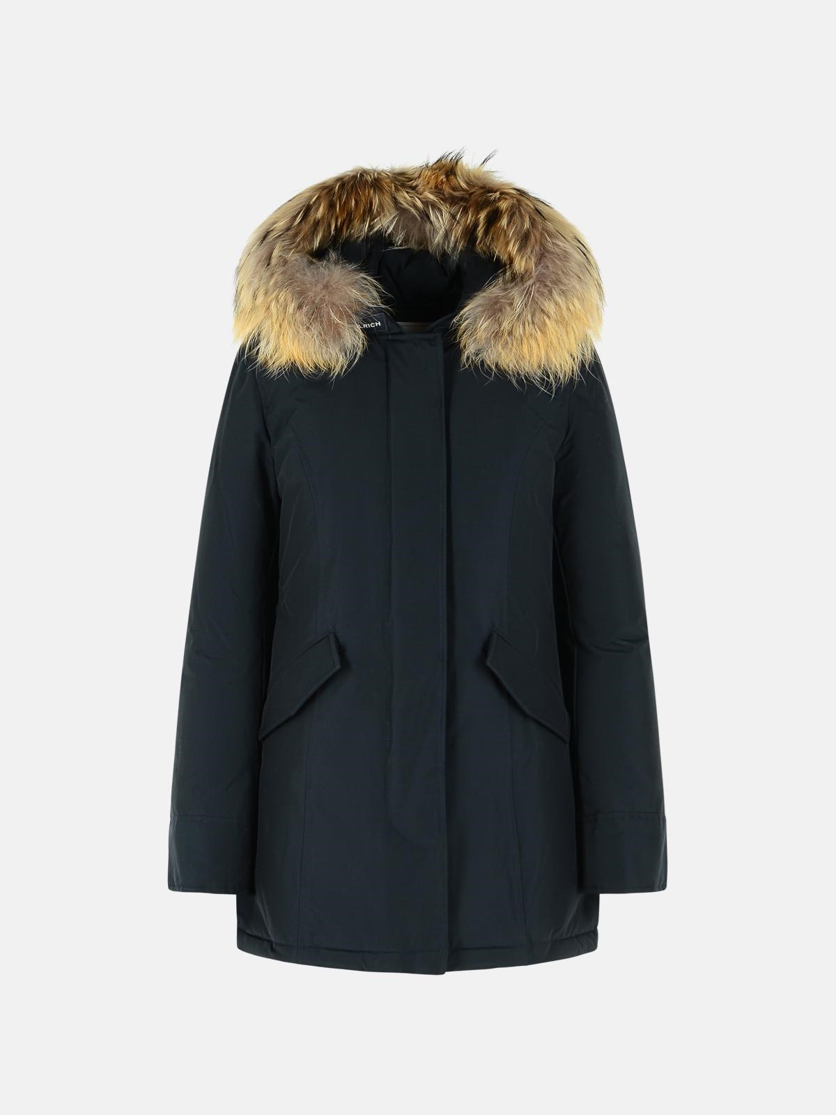 WOOLRICH ‘Arctic’ Navy Cotton Blend Parka WOOLRICH ‘Arctic’ Navy Cotton Blend Parka