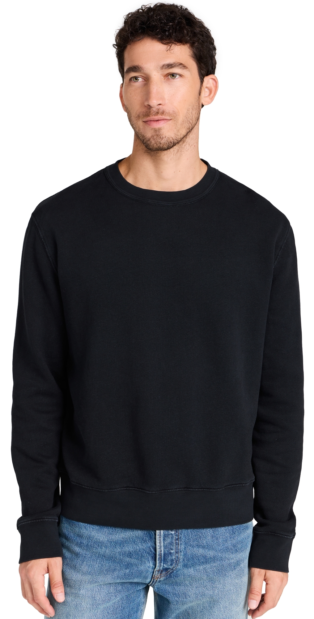 Citizens of Humanity Vintage Crewneck Sweatshirt Washed Black