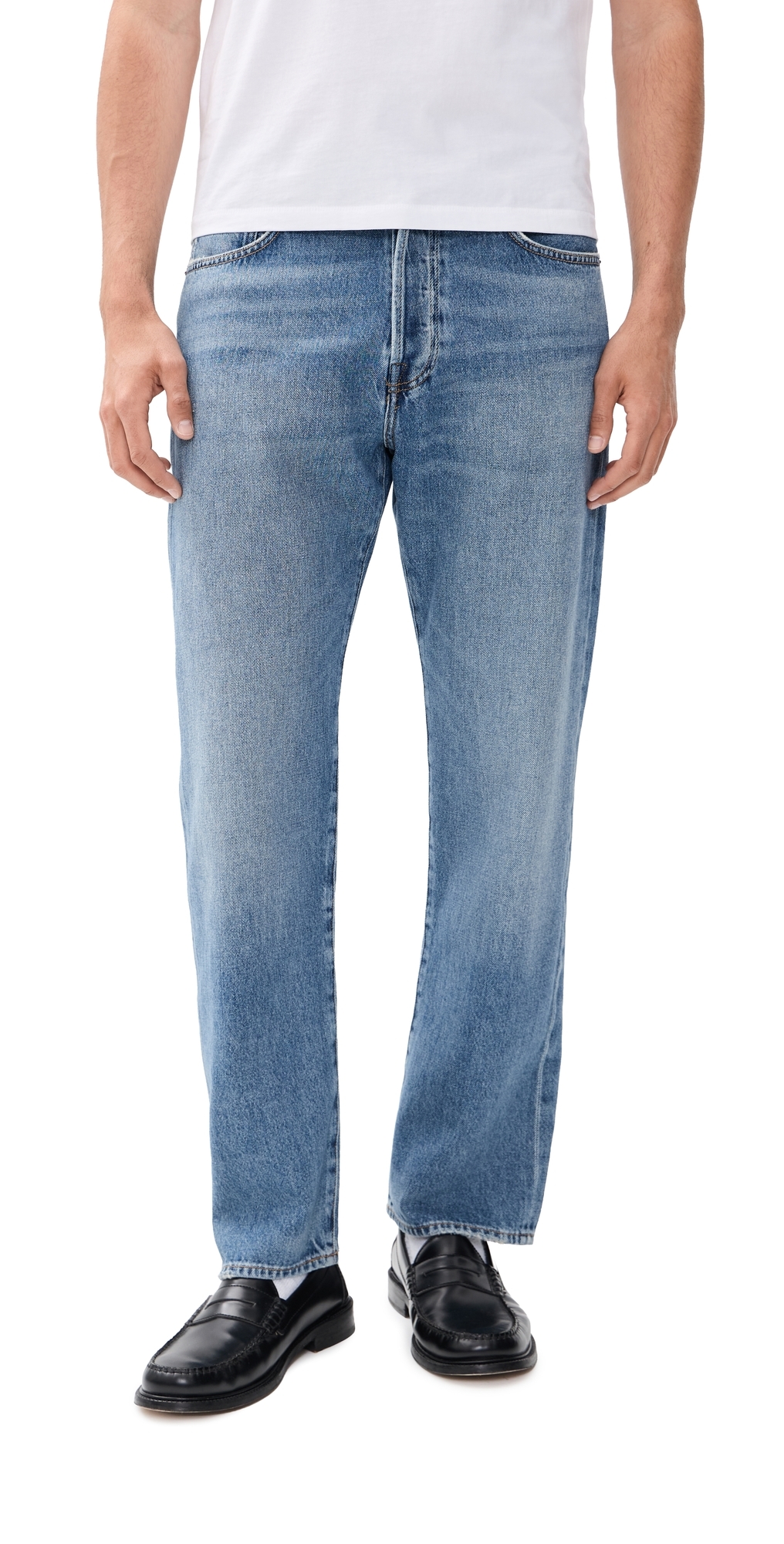 Citizens of Humanity Beau Relaxed Straight Jeans Shadow Blue Citizens of Humanity Beau Relaxed Straight Jeans Shadow Blue