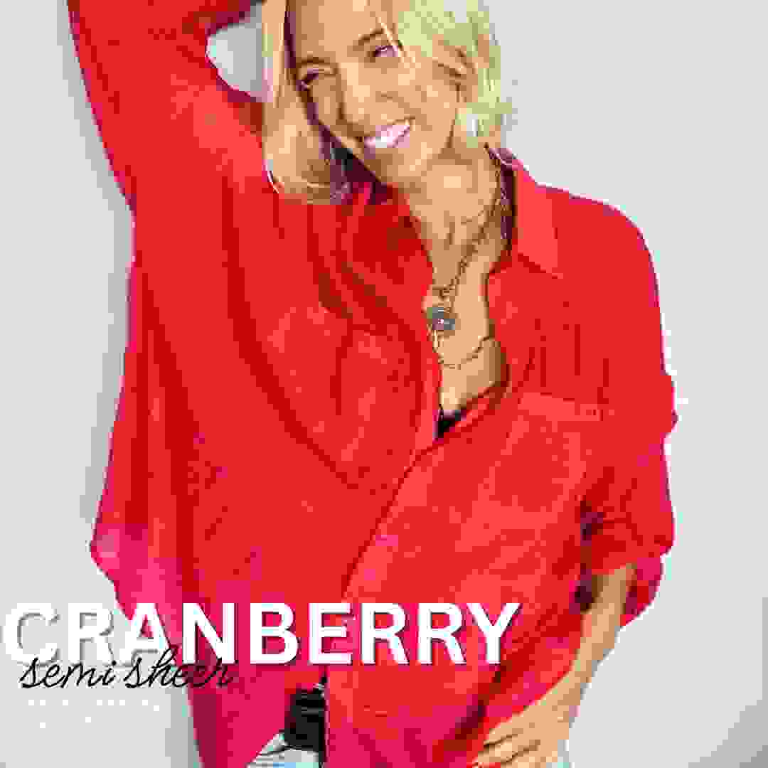The Goddess Shirt – Cranberry ML The Goddess Shirt – Cranberry ML