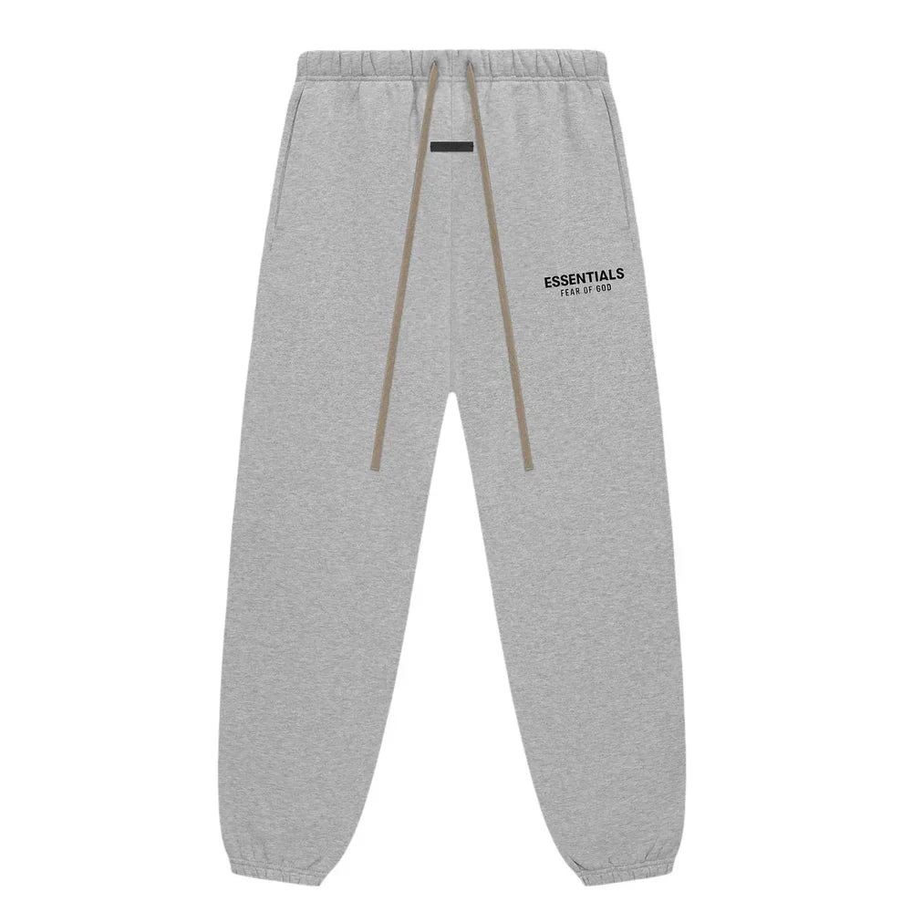 Fear of God Essentials Fleece Sweatpant Light Heather Gray FW Fear of God Essentials Fleece Sweatpant Light Heather Gray FW
